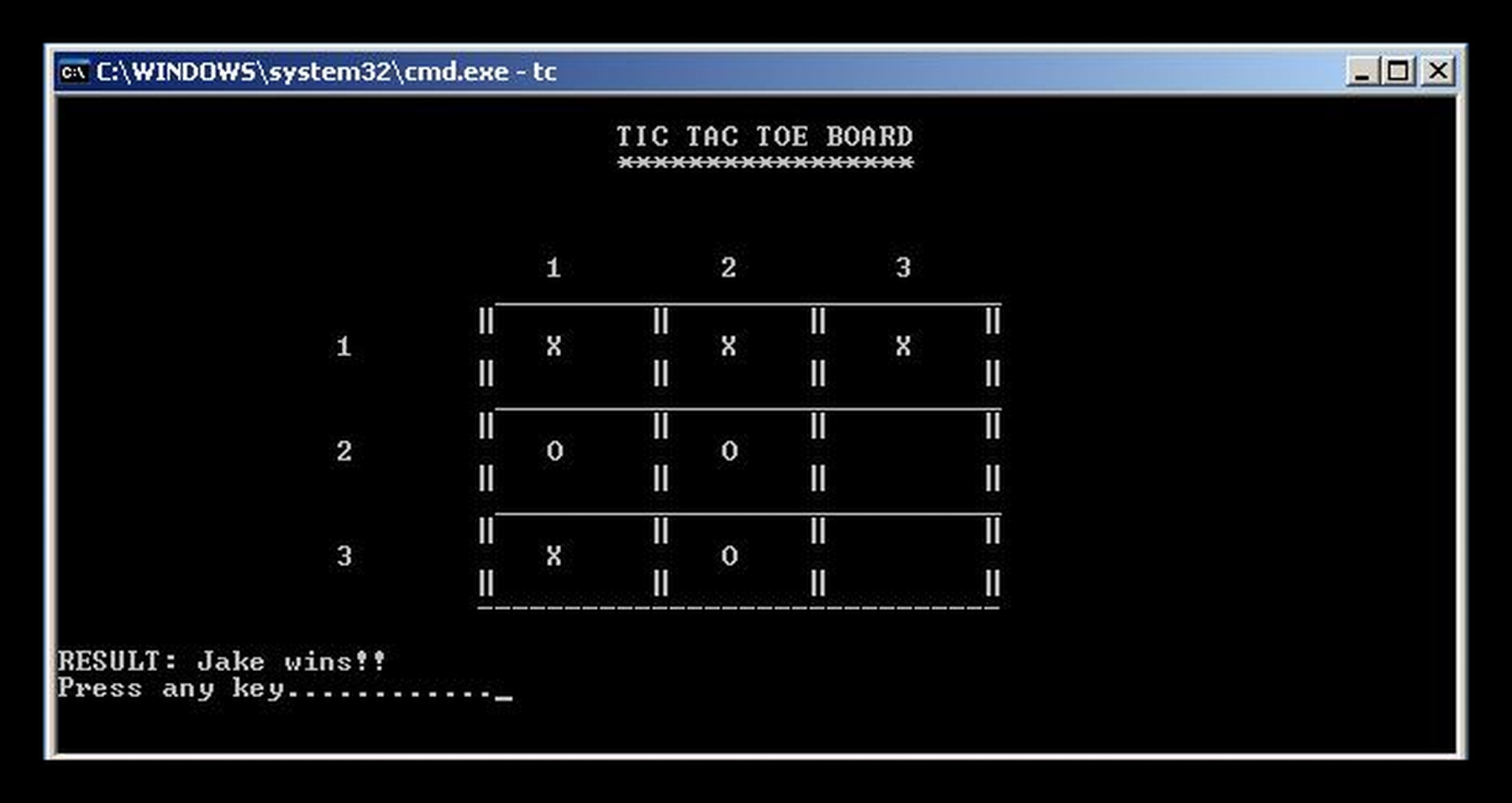 Tic Tac Toe Version 1 0 Free Source Code Tutorials And Articles