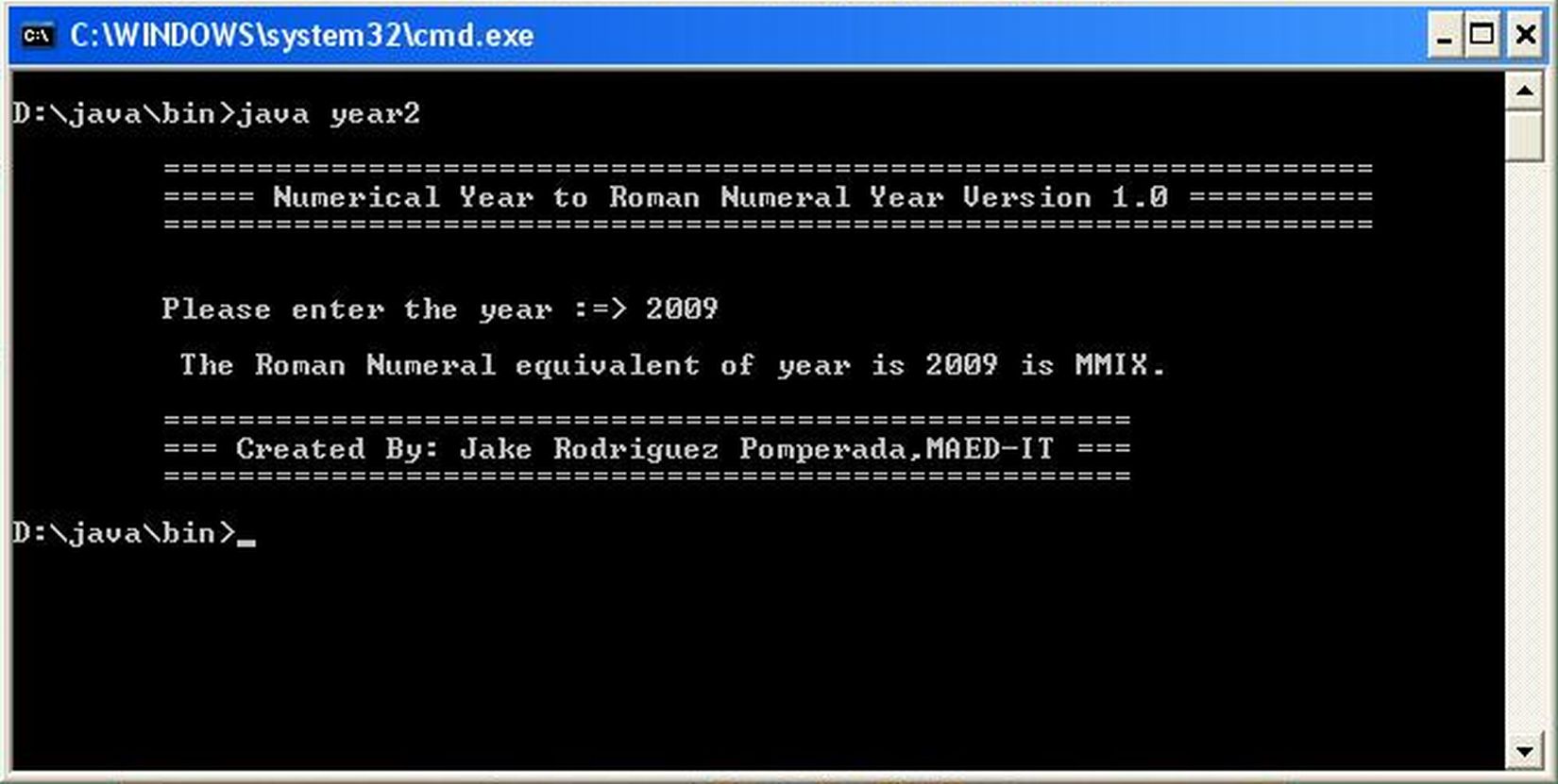 Year Numerical To Roman Numeral Converter Version 1 0 Free Source 