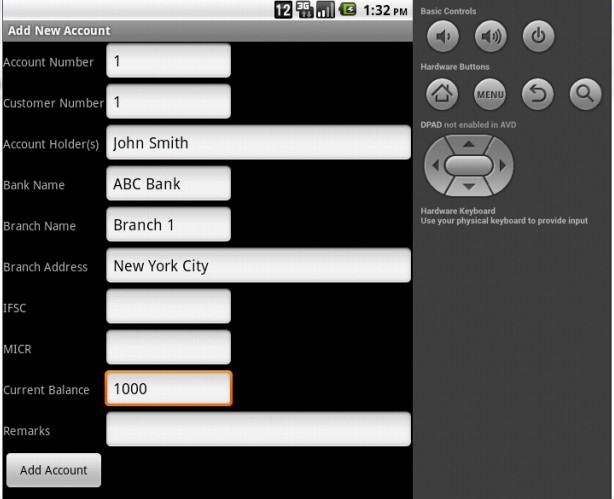 account tracker import from bank