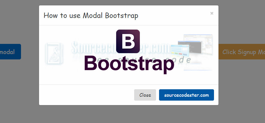 How To Use Modal Bootstrap | SourceCodester