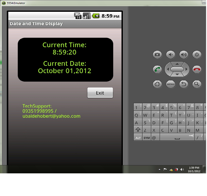 Display Current Date And Time Demo In Android SourceCodester