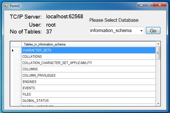 Retrieve Database Tables From Mysql Database Using Visual Basic Net Hot Sex Picture 2256
