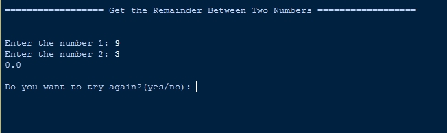 How To Get The Remainder Between Two Numbers In Python Sourcecodester 8619