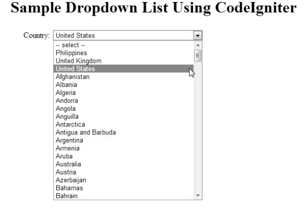 how to populate a state list with country dropdown in pega