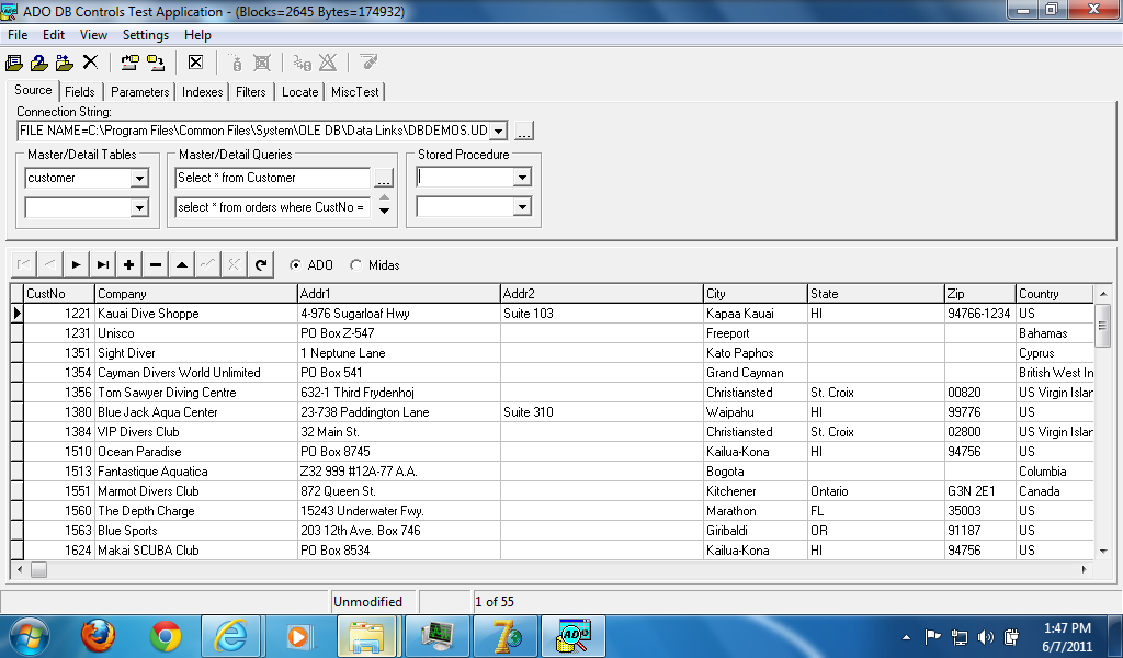 ADO Test In Delphi Free Source Code Tutorials And Articles