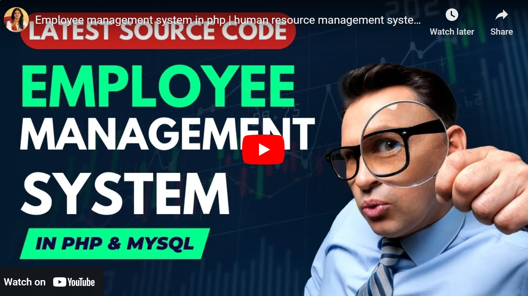 Employee management system in php and mysql