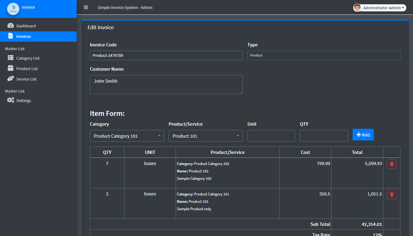 google invoices system