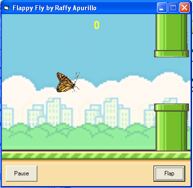 Flappy Fly - VB6 version of Flappy Bird | Free Source Code Projects and  Tutorials