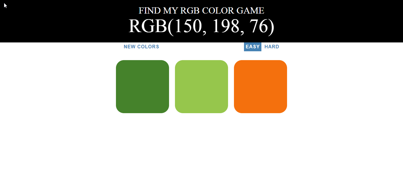 Find My RGB Color Game Using JavaScript With Free Source Code Free Source Code Projects And 