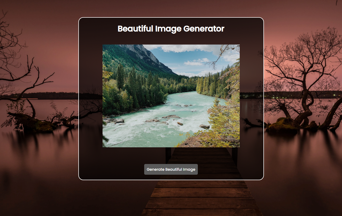 Beautiful Image Generator Using HTML, CSS and JavaScript with Source ...