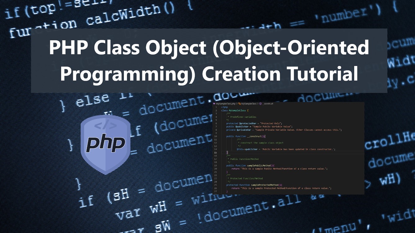 PHP Object Oriented Programming : PHP CLASS Extends - ONPHPID