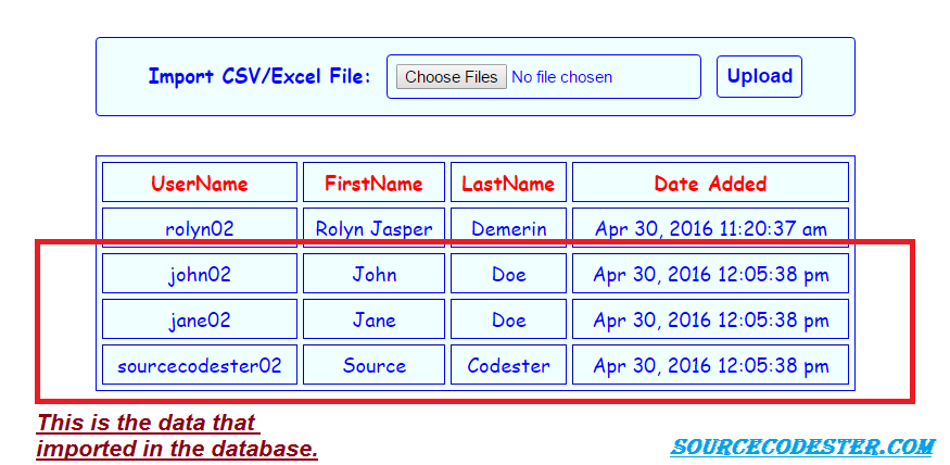 how-to-create-import-csv-excel-file-to-mysql-database-using-php