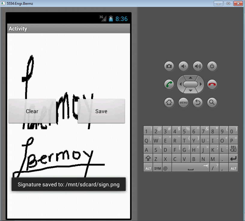 How to create an Electronic Signature Capture in Android using