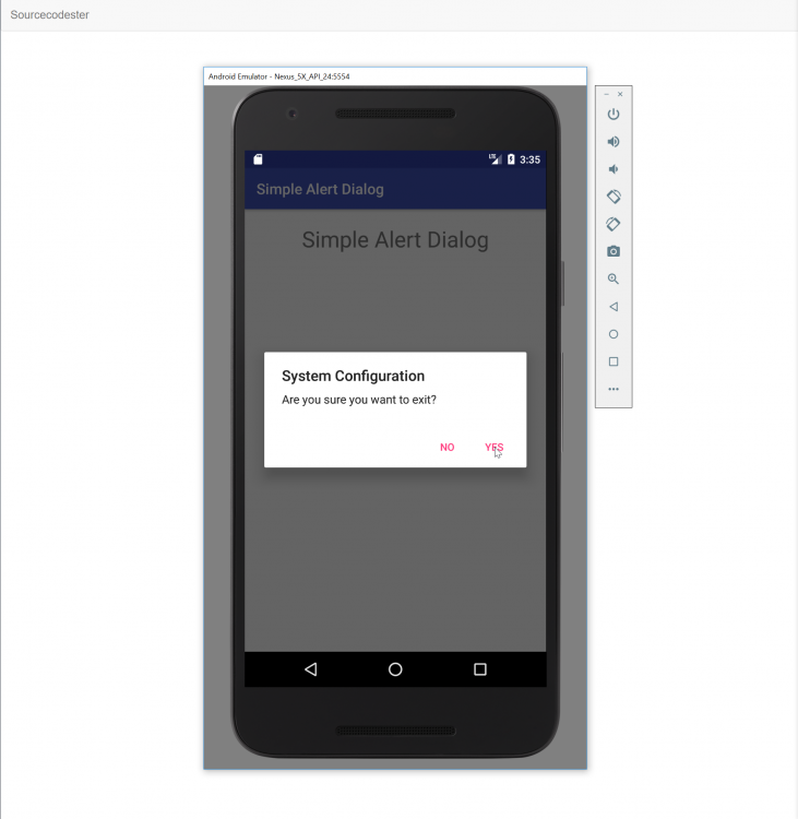 android-simple-alert-dialog-sourcecodester