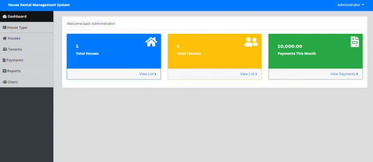 House Rental Management System Using PHP/MySQLi With Source Code ...