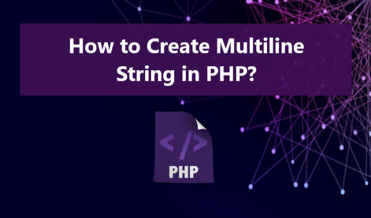 creating a multiline string in PHP