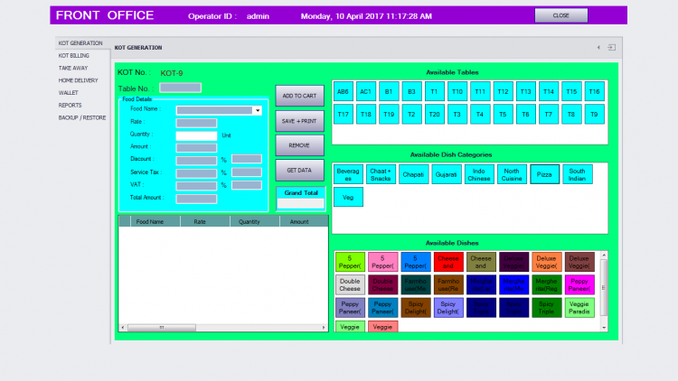 Restaurant POS | SourceCodester