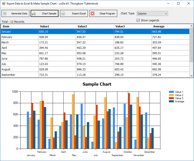 Как сохранить datagridview в excel