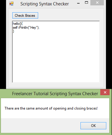 c syntax checker