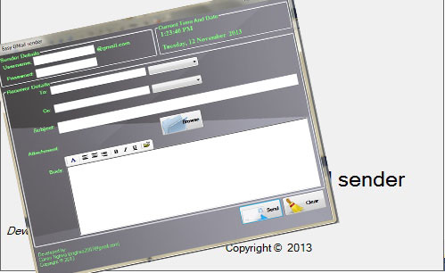 Easy Gmail Sender | SourceCodester