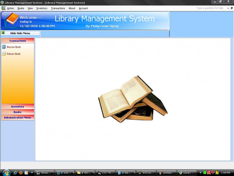 Library Management System | SourceCodester