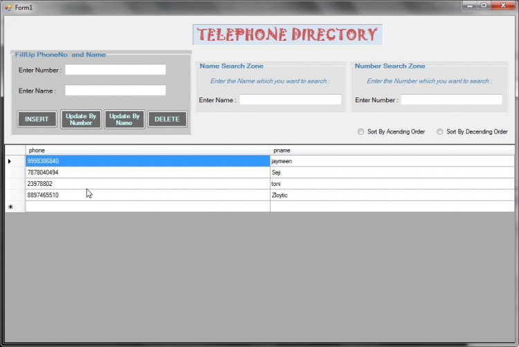 use case diagram for online telephone directory system