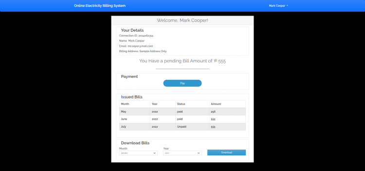 Simple Electric Billing Management System In PHP Using Laravel 9 Free ...