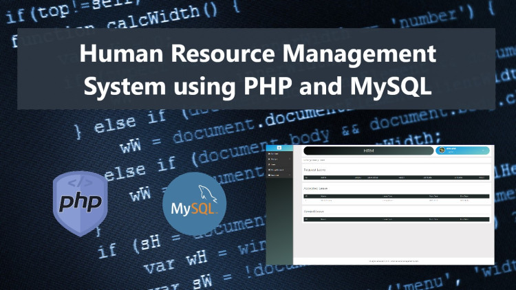 Human Resource Management System Project In PHP And MySQL Free Source ...