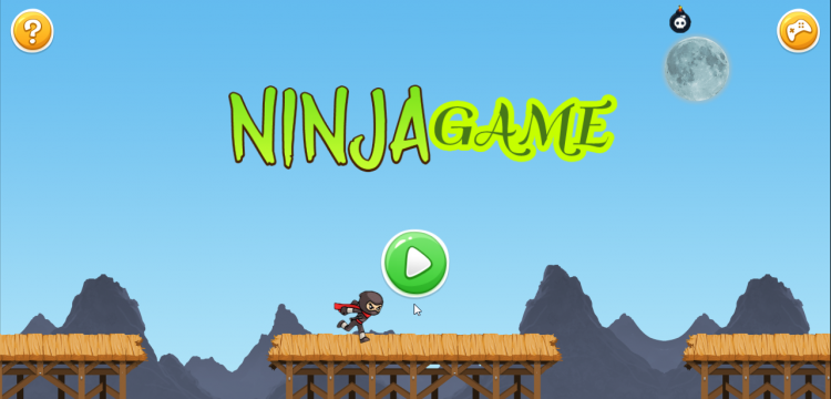 Ninja - Endless Runner Game in JavaScript Free Source Code | SourceCodester