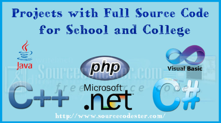 Projects With Full Source Code For School And College | SourceCodester