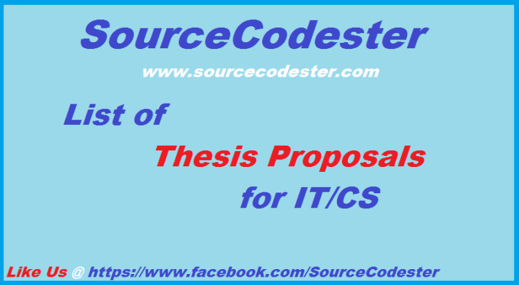 list of thesis titles in information technology