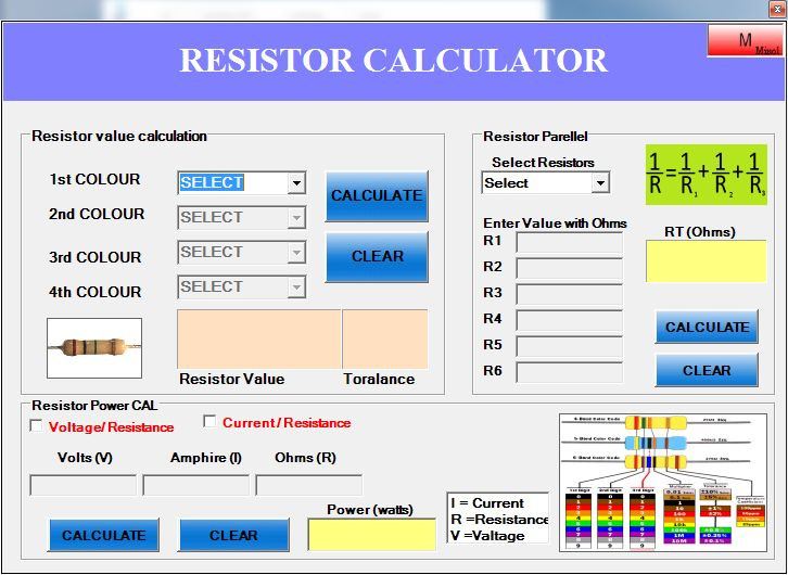 Resistor Calculator | SourceCodester