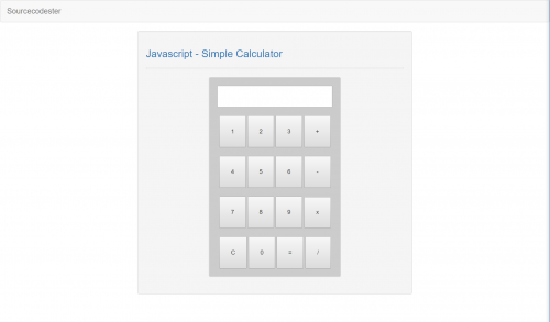 javascript css html calculator code