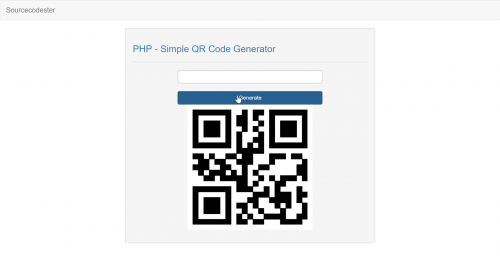 PHP - Simple QR Code Generator | Free Source Code & Tutorials
