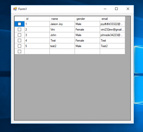 How to Display Records with CheckBox Column in DatagridView Using C# ...