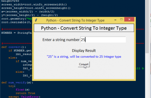 Python Convert String To Integer Type Free Source Code And Tutorials 5227