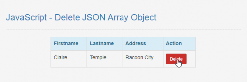 Javascript Delete Array Object By Value