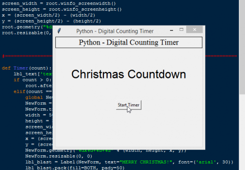 create a timer in python