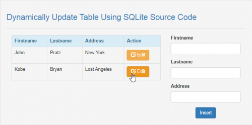 sqlite update a table with values from another