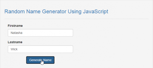 javascript random email generator