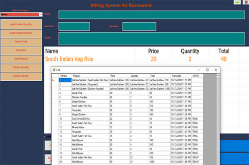 free restaurant management software in vb net format