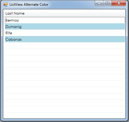 add color paletter inside listview javafx
