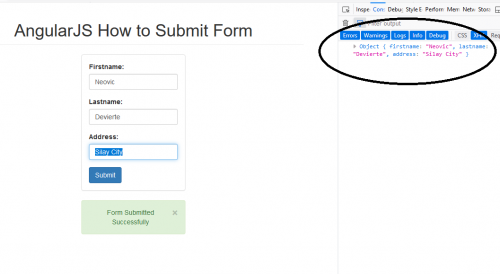 angular submit - angular submit on enter