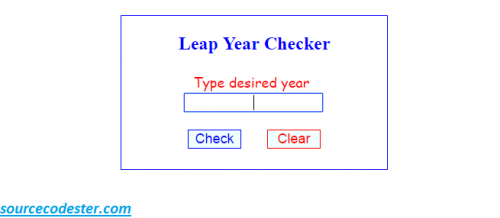 how-to-create-leap-year-checker-using-javascript-free-source-code