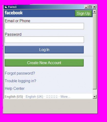 facebook login information free