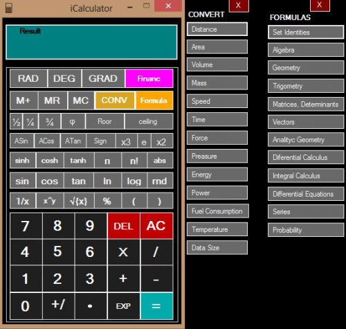 Advanced C# Calculator And Converter | Free Source Code, Tutorials And ...