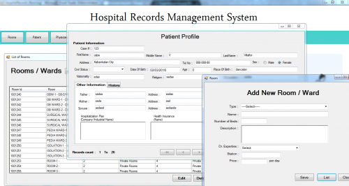 Hospital Record Management System | Free source code, tutorials and ...