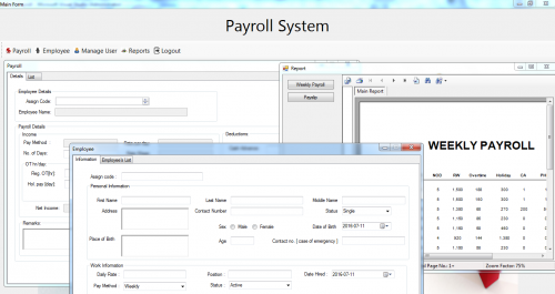 payroll program in c language source code