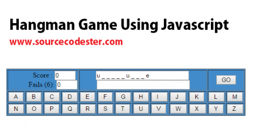 Hangman Game Using Javascript | Free Source Code & Tutorials