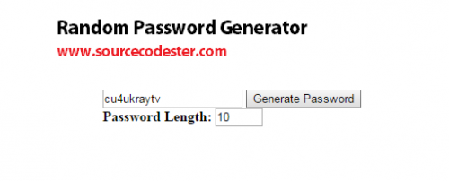 php random password generator